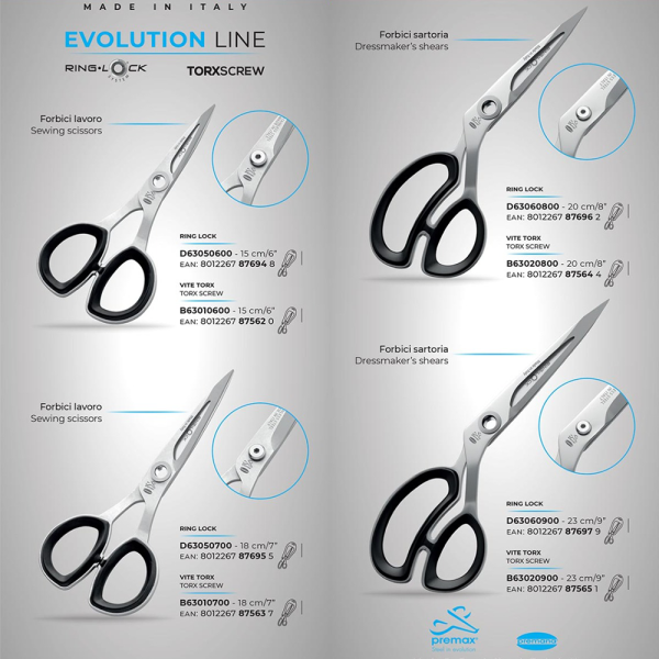 Ножницы для вышивания EVOLUTION PREMAX 18 см D63050700 